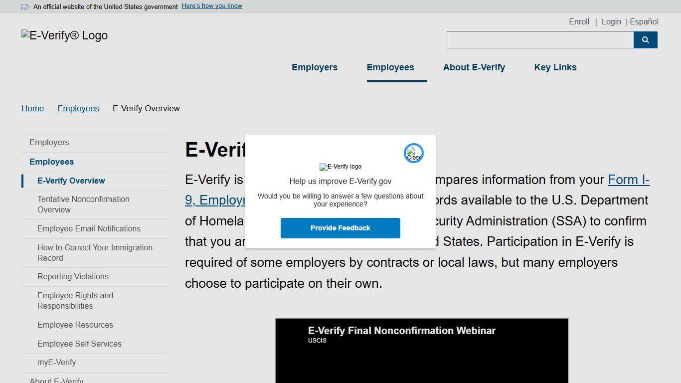 E-Verify Overview E-Verify